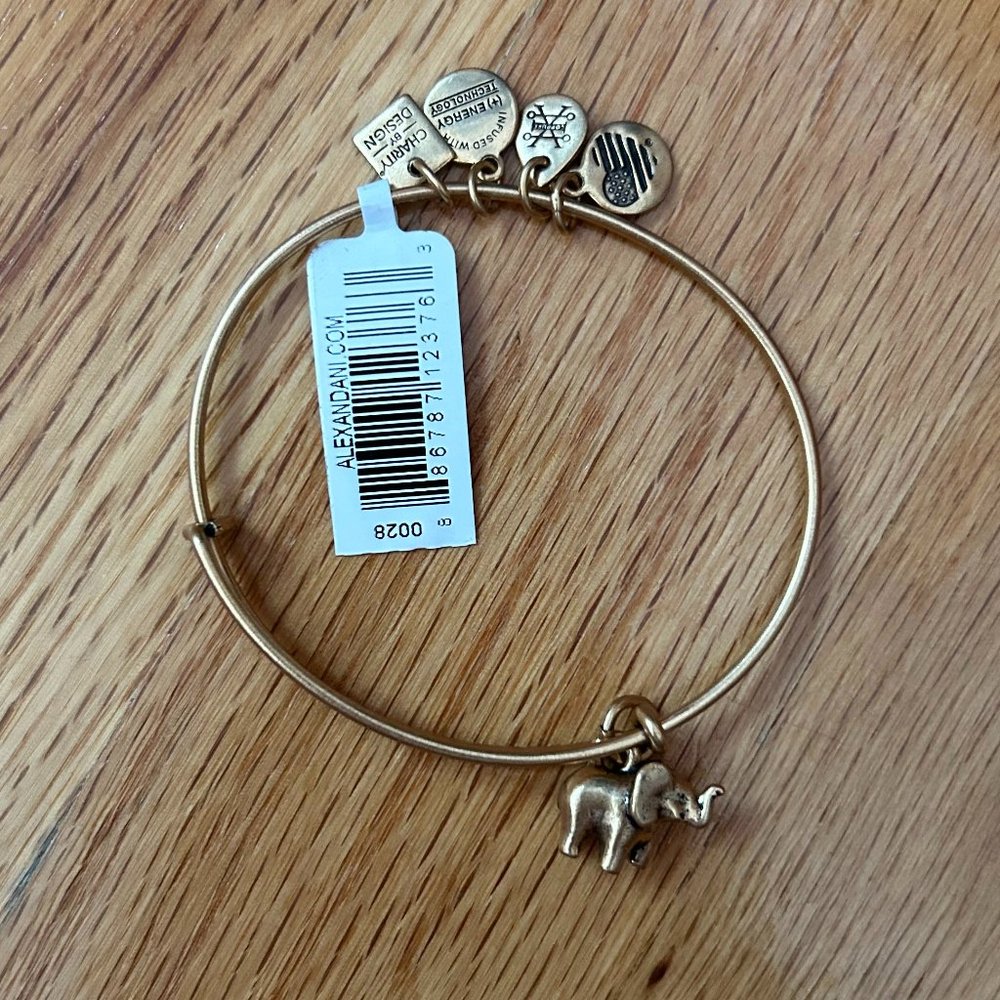 Alex and Ani Elephant Charm Bangle